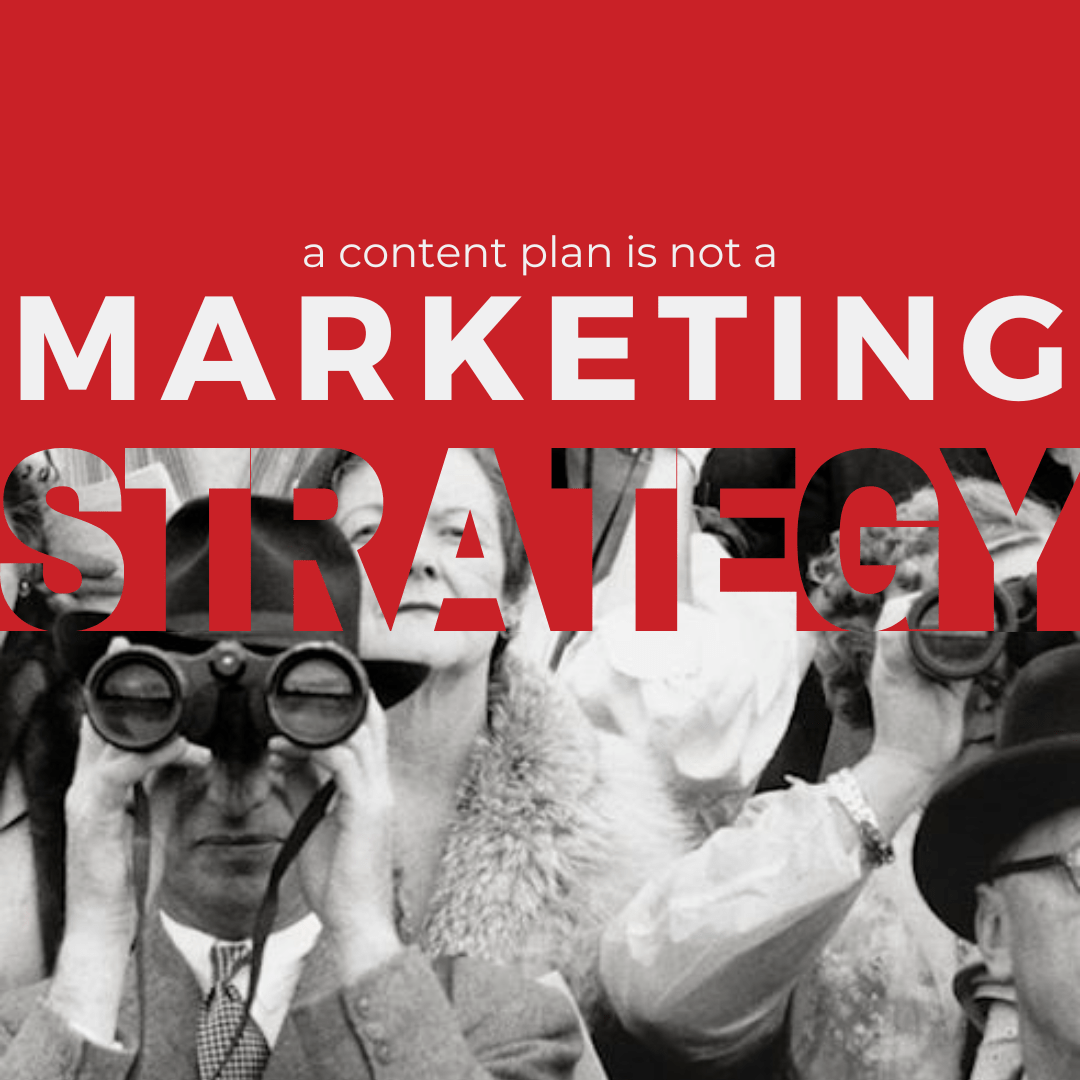 Content plan vs marketing strategy